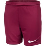 Nike DRI-FIT PARK 3 JR TQO Dječačke nogometne hlačice, boja vina, veličina