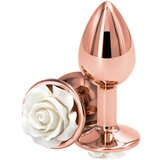 Ns Novelties rear assets rose buttplug small white Cene
