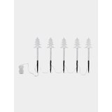 Sinsay Set ubodnih LED vrtnih lampi s motivom božićnih drvca | shoptok.hr