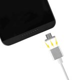 Nillkin Magnetni podatkovni kabel MicroUSB - srebrn | Shoptok.si