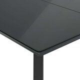  5-dijelni vrtni blagovaonski set s jastucima od poliratana crni | shoptok.hr