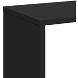 vidaXL Sobna pregrada / regal za knjige crni 67 x 25 x 161,5 cm drveni | shoptok.hr