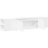 vidaXL Stenska TV omarica z LED lučkami bela 180x31x39,5 cm | Shoptok.si