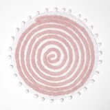HOMESCAPES kopalniška preproga rond rožnata spirale tuftanae, 60 c, (5000161151) | Shoptok.si
