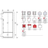 Male kuće Drvena kuća LEON A 725 × 300 cm sa šindrom | shoptok.hr
