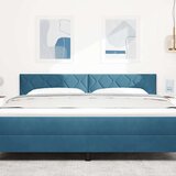  LED glava kreveta Tamno plava 180 cm Baršun | shoptok.hr