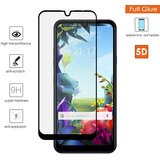  Zaščitno kaljeno steklo 5D Full Glue za LG K40s - črno Cene