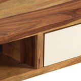 vidaXL Stolić za kavu od masivnog drva šišama 110 x 50 x 35 cm | shoptok.hr