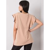 FANCY Blouse-FA-BZ-7063.53P-beige | Shoptok.si
