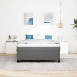  Krevetna platforma Svijetlo siva 140 x 190 cm Kordura tekstil | shoptok.hr