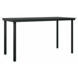  5-dijelni vrtni blagovaonski set s jastucima od crnog | shoptok.hr