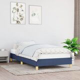  Posteljni okvir moder 100x200 cm blago Cene