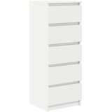  Komoda s ladicama bijela 37,5x35x99 cm izrađeno drvo | shoptok.hr