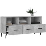 TV ormarić boja betona 102 x 36 x 50 cm od konstruiranog drva | shoptok.hr