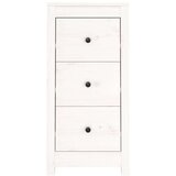  Komode 2 kom bijela 40x35x80 cm od masivne borovine | shoptok.hr