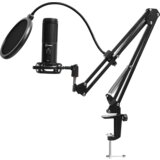 Lorgar Voicer 931, Gaming Microphone, Black, USB condenser microphone with desktop boom arm, pop filter,... | Eponuda.ba