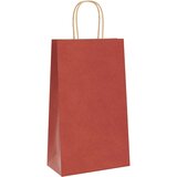  Papirnate vrećice 50 kom s ručkama crvene 21x11x36 cm | shoptok.hr