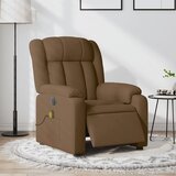 Maison Chic Električni masažni naslanjač - Relax naslanjač rjavo blago, (22042513) | Shoptok.si