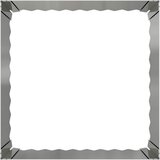  Ograda oko Travnjaka 4 pcs 60 x 60 x 35 cm Čelik Srebrna | shoptok.hr