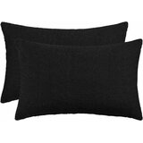 Presvlaka za jastuk 2 pcs HEERLEN Crna 50 x 70 cm Bouclé | shoptok.hr