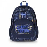RANAC školski ergonomski 32x44x18 cm 21l-0,56 kg Skull Gabol tamno plava Cene