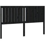 Maison Chic posteljno vzglavje - vzglavna omarica - nočna omarica črno 165,5x4x100 cm trdna borovina, (21706171) | Shoptok.si