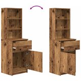  Noćni ormarić staro drvo 39x35x125 cm konstruirano drvo | shoptok.hr
