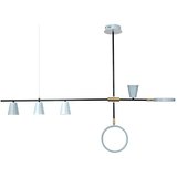 Vidik 21787 LED LUSTER METALNI PLAVI MODERNI ČAŠICE | shoptok.hr