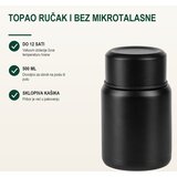 Castelli Termo posuda za hranu Chilli, 500 ml, Crna Cene