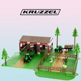 Kruzzel farma sa životinjama i 2 traktora, 102 dijela | shoptok.hr
