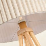 Brilagi - Stojeća lampa NORDIC WAVE 1xE27/15W/230V drvo/lan | Eponuda.com