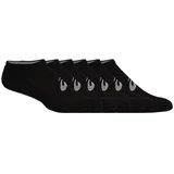 Športne nogavice Chaussettes ankle socks 6 paires noir Črna
