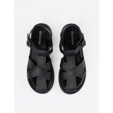 GOODIN Black sandals with a thick sole | Shoptok.si