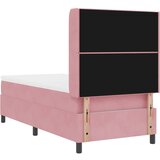  Krevet s opruga kutije s madracem Ružičasta 90 x 190 cm Baršun | shoptok.hr