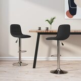  Barski stolci od tkanine 2 kom crni | shoptok.hr