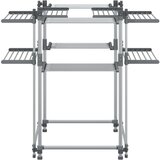  Stalak za sušenje rublja 107 x 107 x 120 cm aluminijski | shoptok.hr