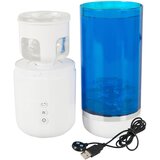 You2Toys Vibracijski masturbator z možnostjo polnjenja, vrtljiv (modra in bela) | Shoptok.si