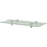  Zidne police 2 kom staklene 60 x 10 cm 8 mm | shoptok.hr