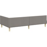  Kutni okvir kreveta Sivo-smeđa 80 x 200 cm tkanina | shoptok.hr