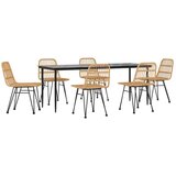  7-dijelni vrtni blagovaonski set od poliratana | shoptok.hr