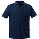 RUSSELL Navy blue men's polo shirt Pure Organic Cijene