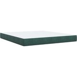  Krevet s oprugama i madracem tamnozeleni 180x200 cm baršunasti | shoptok.hr