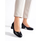 Shelvt Women's low-heeled pumps black Cijene