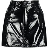 Trendyol Black Shiny Faux Leather Skirt | ePonuda.com