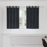 vidaXL Zavjese Tamno Siva Poliester 140 x 140 cm Moderne Zavjese Cijene