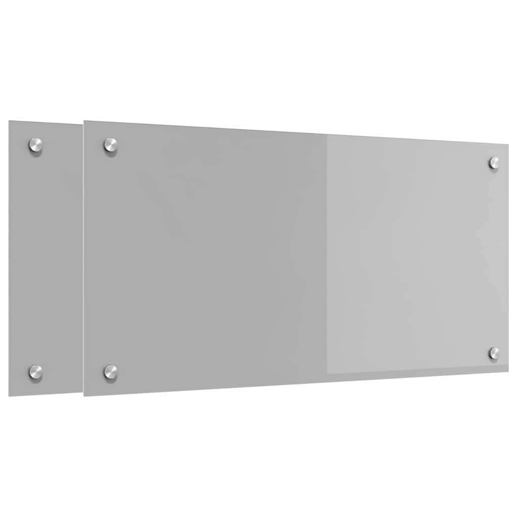  Kuhinjska zaštita 2 pcs Svijetlo siva 80 x 40 cm | shoptok.hr