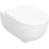 Geberit viseča brezrobna WC školjka z desko s počasnim zapiranjem ICON, bela, 501.664.00.1 | Shoptok.si
