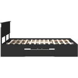  Krevetna konstrukcija Crna 140 x 200 cm Konstruirano drvo | shoptok.hr
