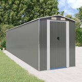 vidaXL Vrtna lopa svetlo siva 192x855x223 cm pocinkano jeklo Cene