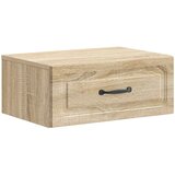  Noćni ormarić za montažu na zid Hrast sonoma 49 x 34,5 x 20 cm | shoptok.hr